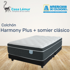Set colchón HARMONY PLUS + SOMIER CLÁSICO