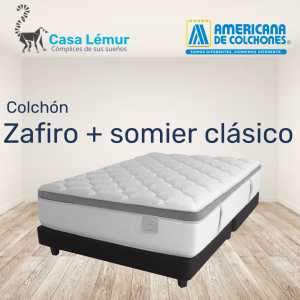 Set colchón ZAFIRO + SOMIER CLÁSICO
